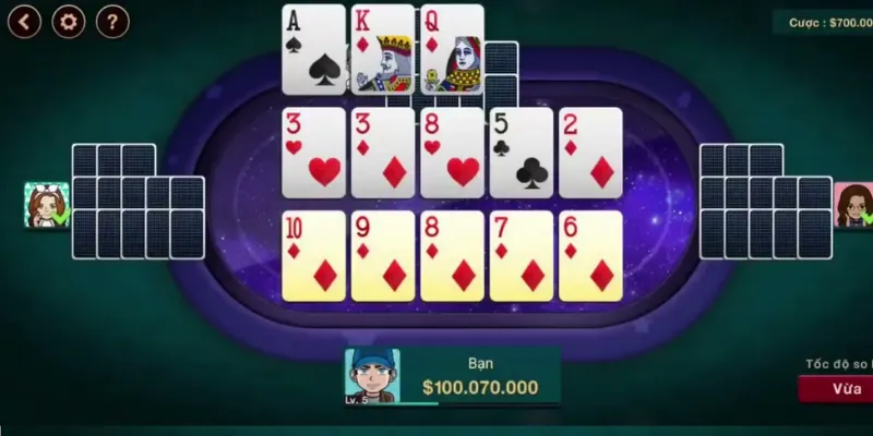 Cách xếp bài mậu binh nâng cao