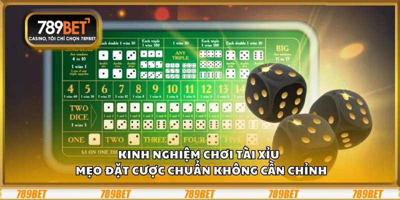 Kinh nghiệm chơi Tài Xỉu – Mẹo đặt cược chuẩn không cần chỉnh